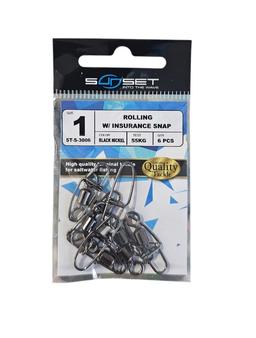 Emerillon sunset rolling insurance snap sz1 6pcs