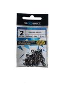Emerillon sunset rolling swivels sz2 43kg 10pcs