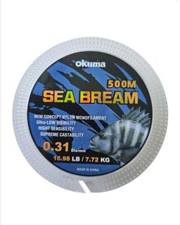 Okuma 0.31mm sea bream 500m monofilament line
