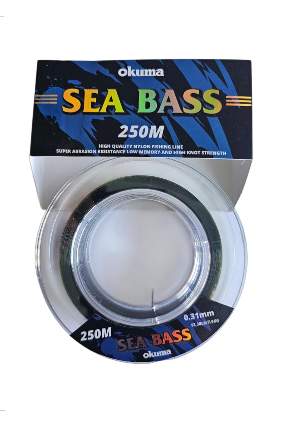 Okuma sea bass 0.31mm 250m verte 7.9kg