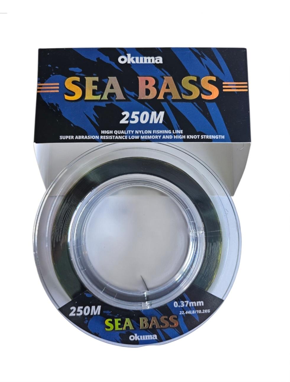 Okuma sea bass 0.37mm 250m verte 10.2kg