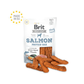 Brit Meat Jerky Snack–Barre protéinée au saumon