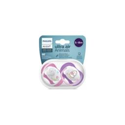 Philips Avent 2 SUCETTES 6-18M SCF080 08