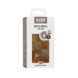 BIBS TETINES BIBERON A DEBIT RAPIDE 2 PIECES