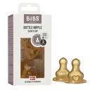 BIBS TETINE POUR BIBERON A DEBIT LENT 2 PIECES