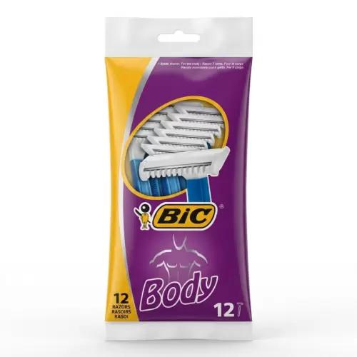 Bic RASOIRS CORPS JETABLES HOMME 1 LAME 12 PIECES