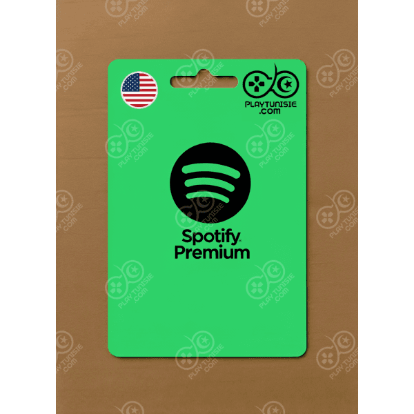 Abonnement Spotify Premium USA 12 mois