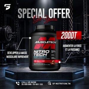MuscleTech Nitro-Nitro Tech Proteine 4lb 1,81kg