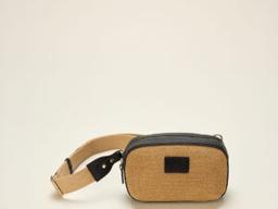 Crossbody Femme Cuir & Osier