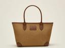 Sac Bandoulière Femme en Cuir & Fibres Naturelles