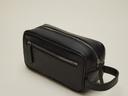 Fello Trousse Pochette Élégante en Cuir Véritable Lisse