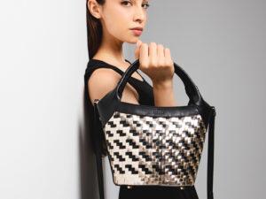 Woven Soul Mosaic Basket Bag
