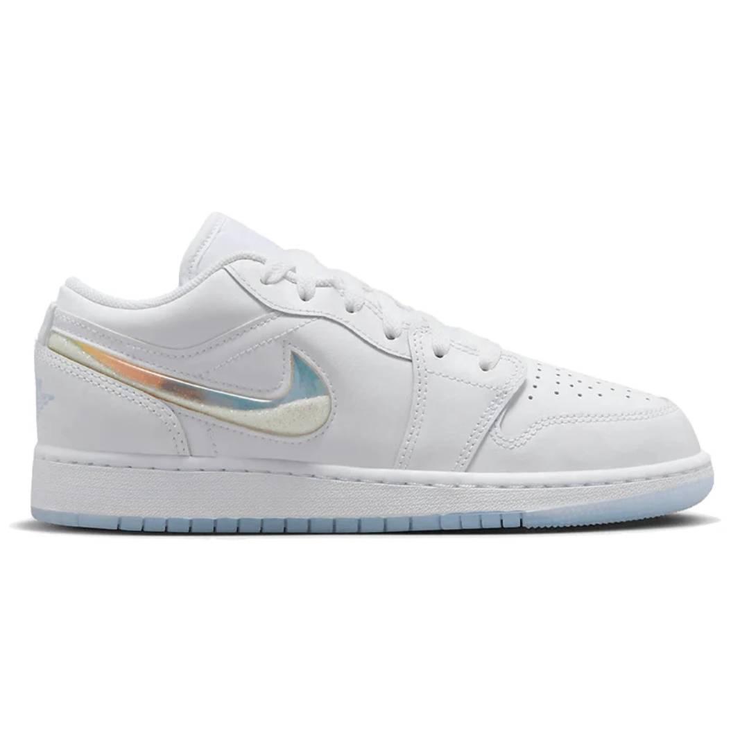 Jordan 1 Low Glitter Swoosh