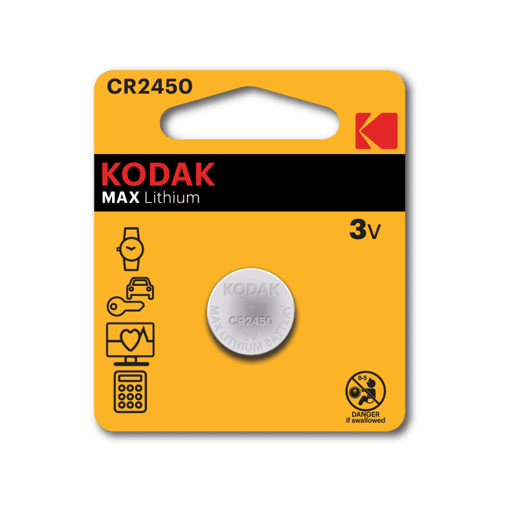 KODAK PILE CR2450 LITHIUM 3V BP2