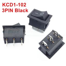 On/Off Interrupteur KCD1-102 3 Pines 15*21mm