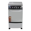 Biolux Cuisinière 4 Feux 50Cm Inox