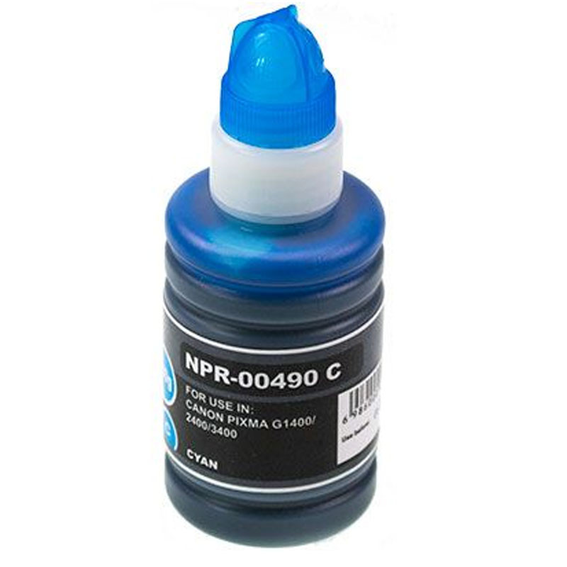 Compatible Canon Bouteille D'encre Adaptable GI-490 Cyan