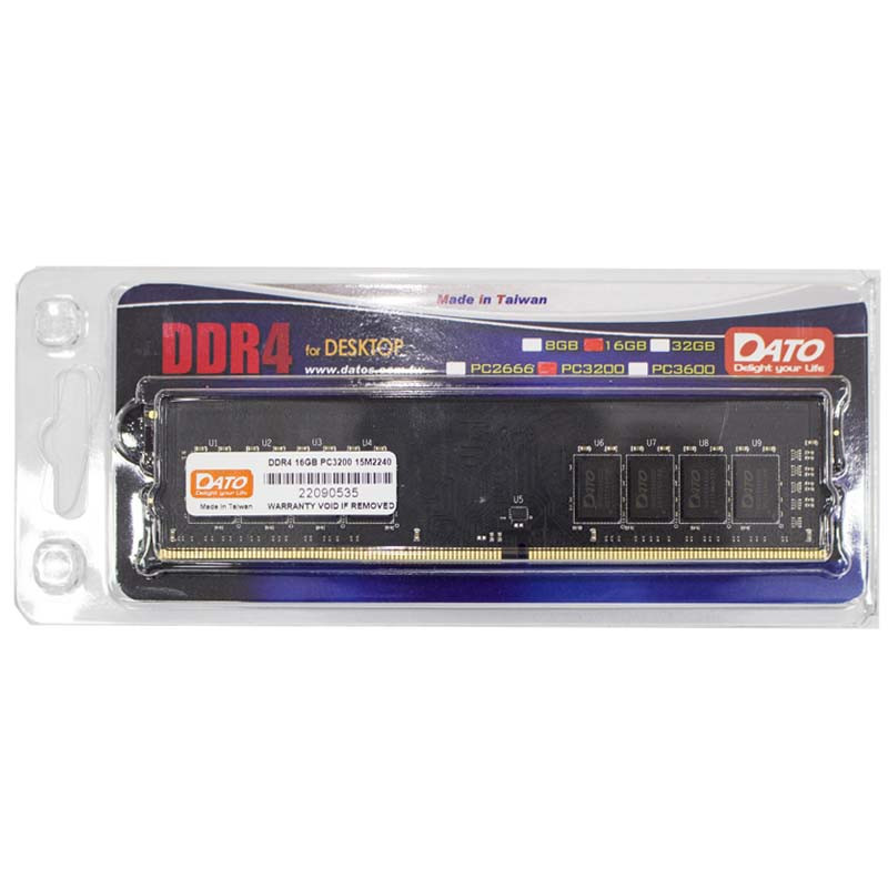 Dato Mémoire Dato DDR4 3200HZ U-Dimm
