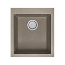 Focus Évier Quadra Graniteck 1Bac 41Cm Grège