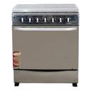 Biolux Cuisinière À Gaz 5 Feux 76 Cm Inox