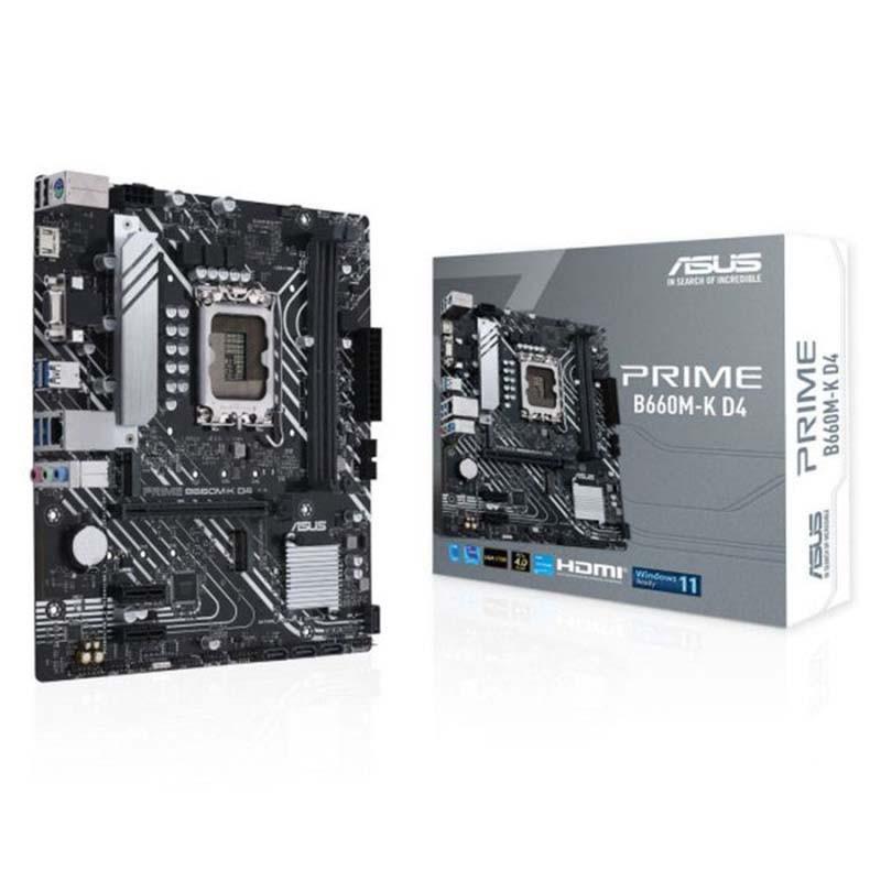 Asus Carte Mère Prime B660M-K D4 LGA 1700
