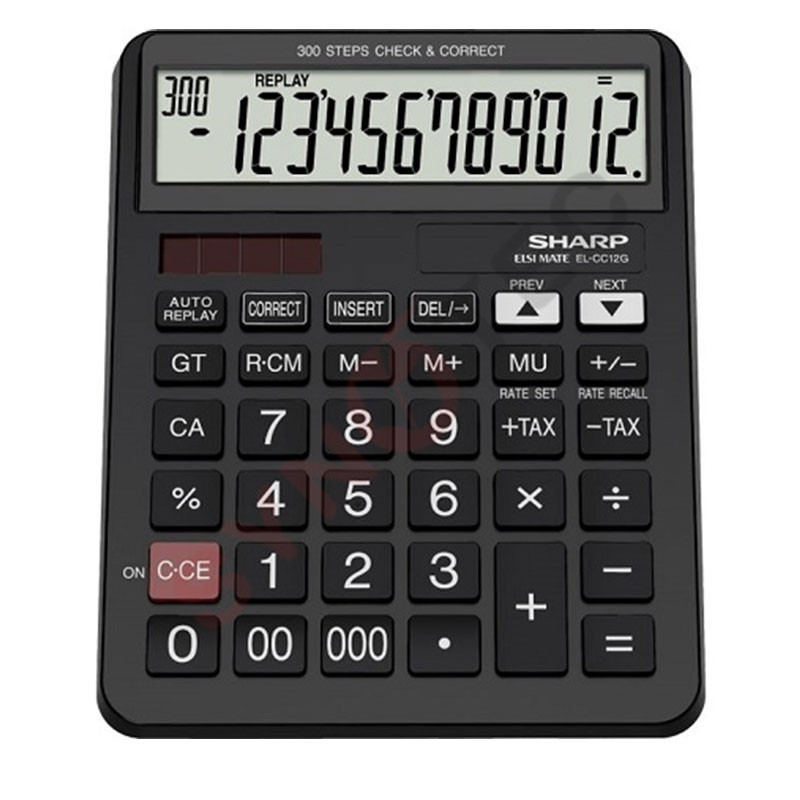 Sharp Calculatrice De Bureau EL-CC 12 Chiffres
