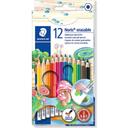 Staedtler 12 Crayons De Couleur Noris Effçable 144 50