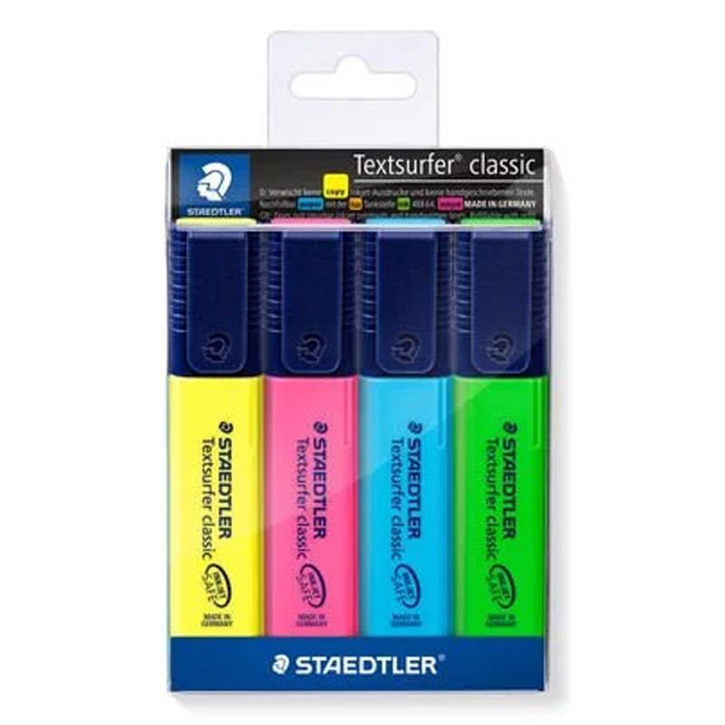 Staedtler De 4 Fluo Surlingeur Staedtler 364 WP4