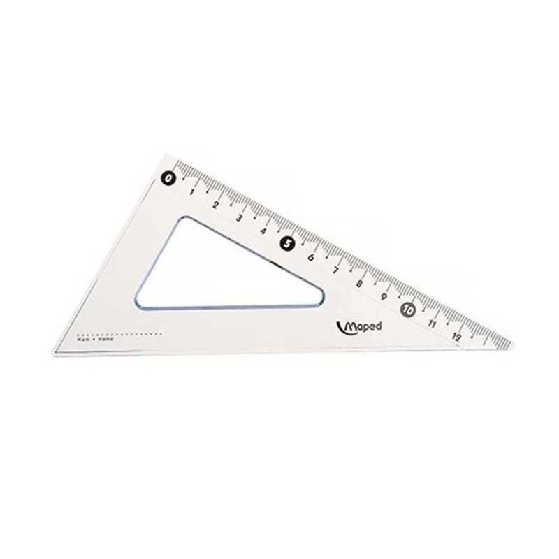 Maped Cristal 21CM 60° Transparent