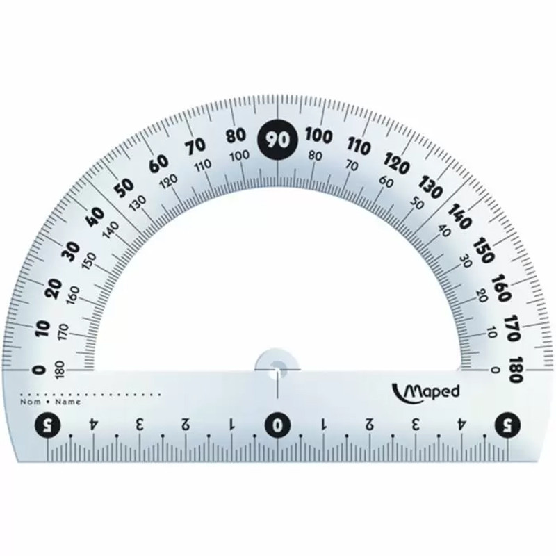 Maped Maped 12cm 180° Transparent