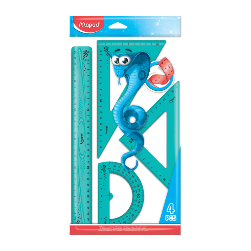 Maped Géométrie 4 Pièces Maped Twist'n Pulse
