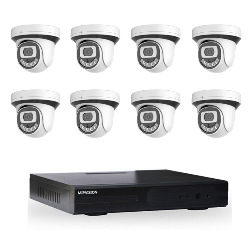 mipvision Hyprid + 8 Caméras Internes Mipvision 5MP