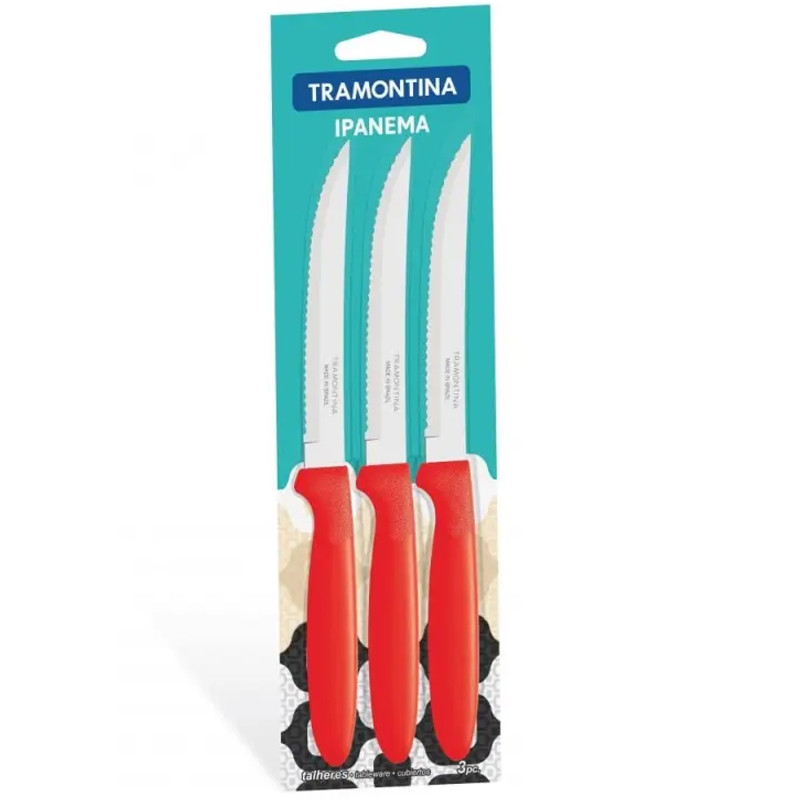 Tramontina De 3 Couteaux Steak Ipanema