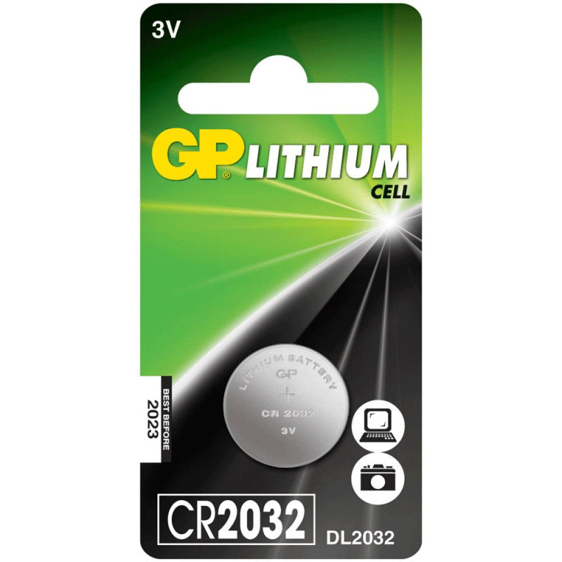 GP Batteries Plate GP CR2032 3V Lithium