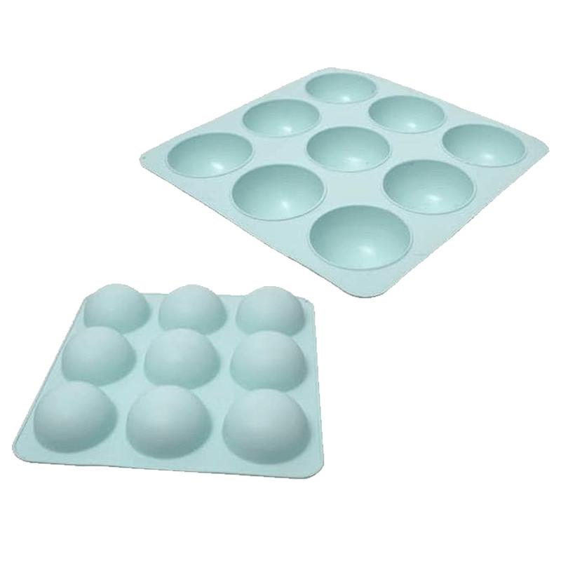 Mys Silicone Moule à 9 Cavite Ronde