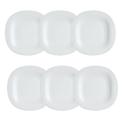 Luminarc 6 Assiettes Plates Carine 27Cm