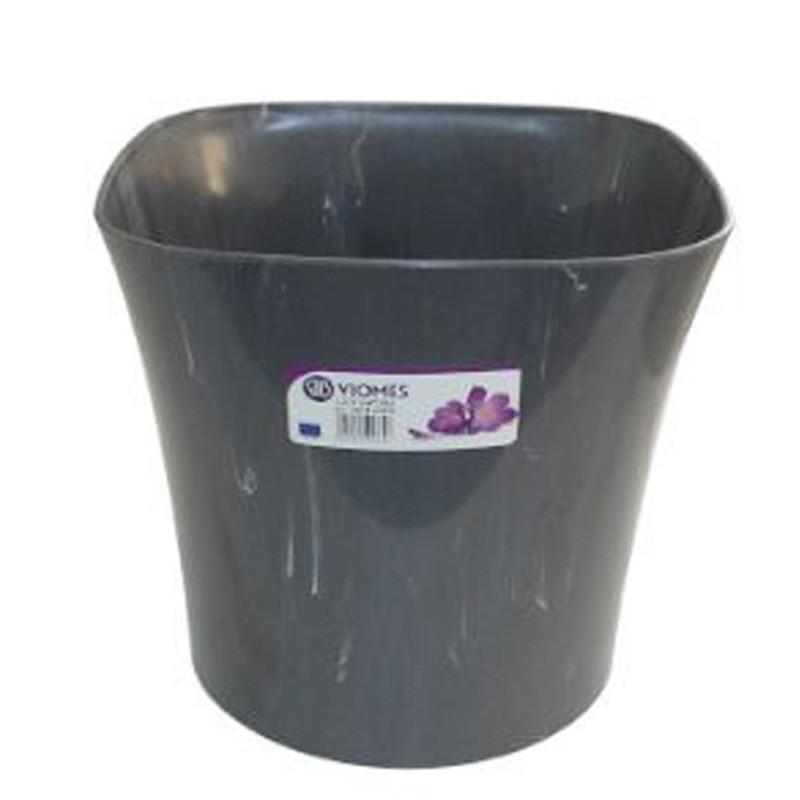 VIOMES Pot Lily Natura 15x15x14 Cm Onyx