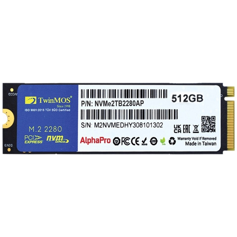 TwinMos Dur SSD TwinMOS AlphaPro NVMe PCIe M.2