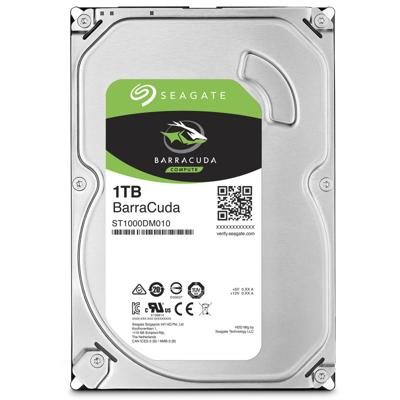 Seagate Disque Dur Interne 1TO 3.5'' ST1000DM010