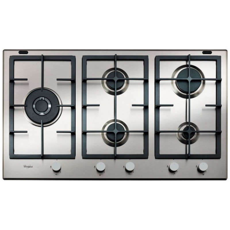 Whirlpool de Cuisson GMA9522IX 5 Feux 90Cm Inox