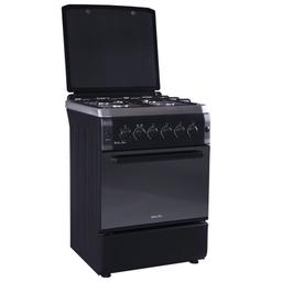 Mont Blanc Cuisinière à Gaz REN6060 4 Feux 60 Cm Noir