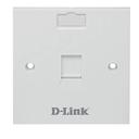 D-Link Boite RJ45 NFP-0WHI11 Cat6 Utp Single Faceplate