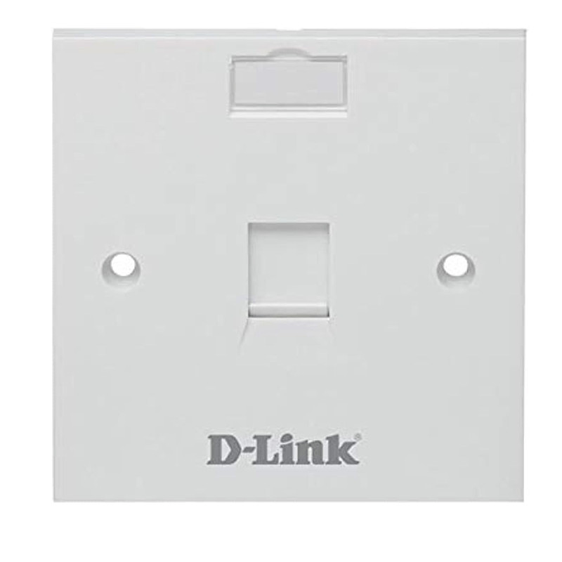 D-Link Boite RJ45 NFP-0WHI11 Cat6 Utp Single Faceplate
