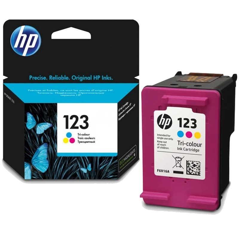 Hp Cartouche d'Encre 123 3 couleurs
