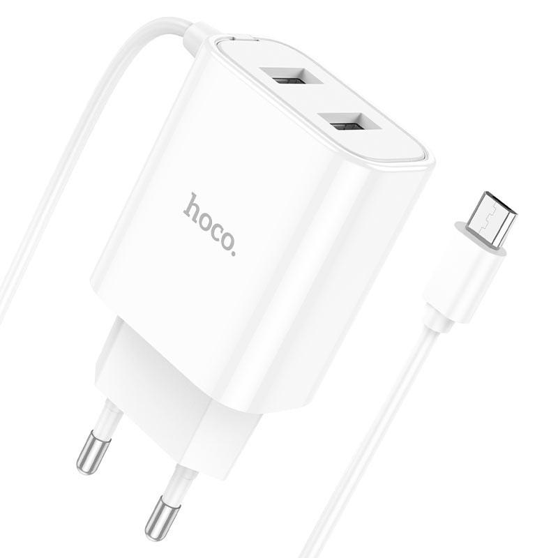 Hoco  Chargeur C Hoco C103A 2 Ports