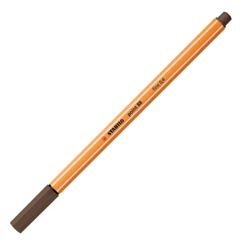 stabilo Stylo Feutre Point 88 0.4 mm Marron