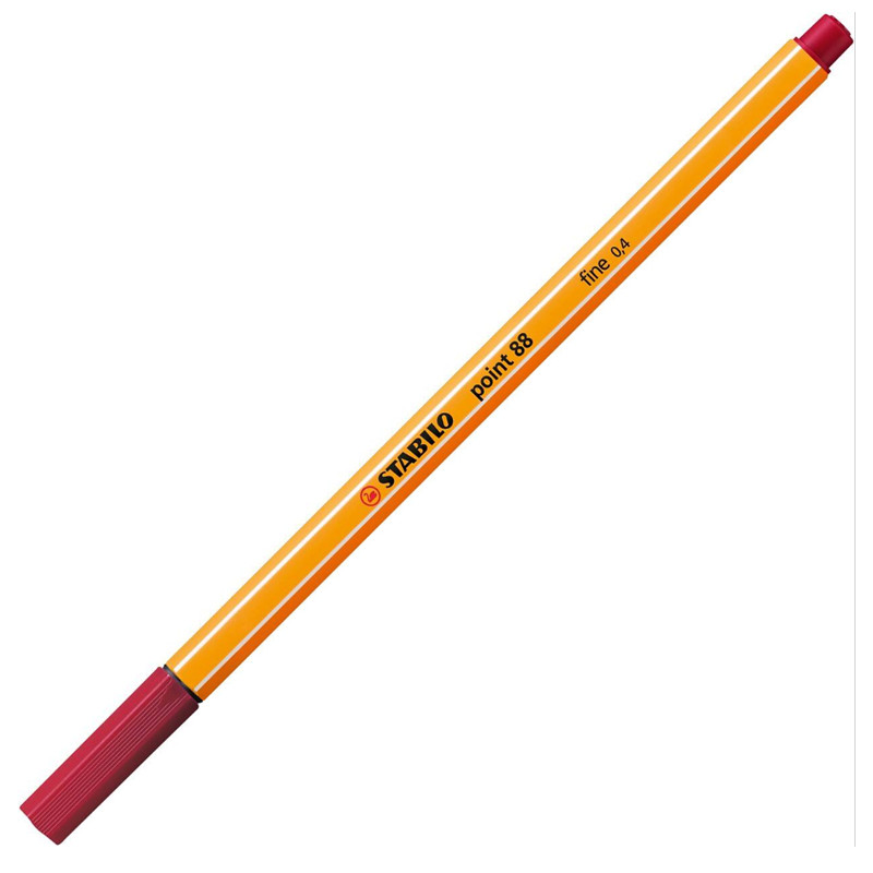 stabilo Stylo Feutre Point 88 0.4 mm Crimson