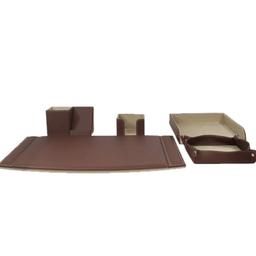 Purple Garniture De Bureau Prestige Marron