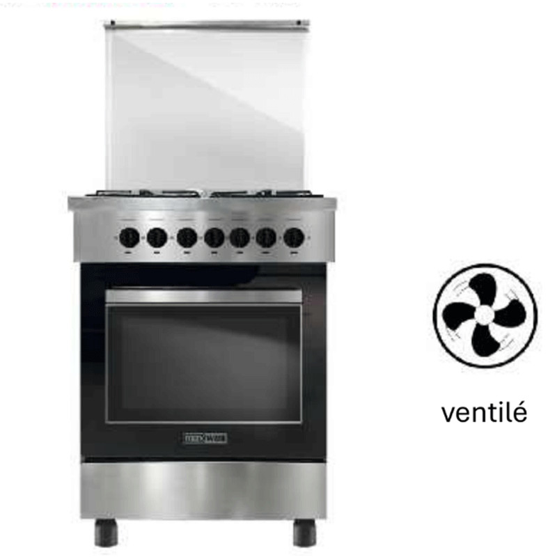 Maxwell à Gaz Maxwell Napoli 4 Feux 60Cm Inox