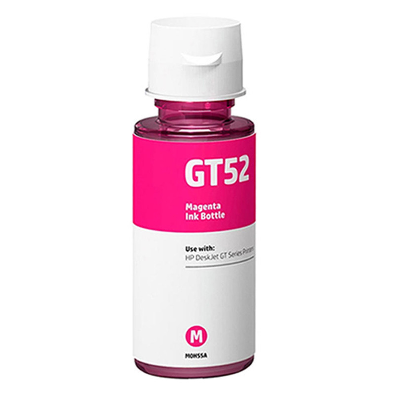 Compatible HP Bouteille D'encre GT52 Adaptable Magenta